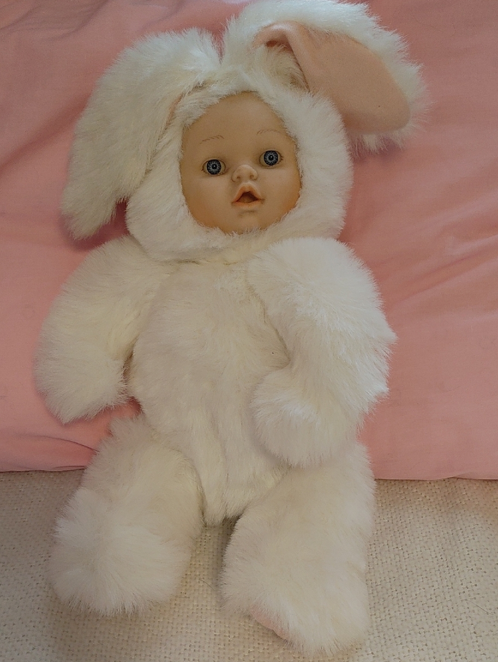 Vintage Rubber Faced Bunny